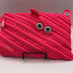 Pink Monster Pencil Bag